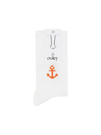 OOLEY | Calcetines ICON Peace Please blanco | weiss